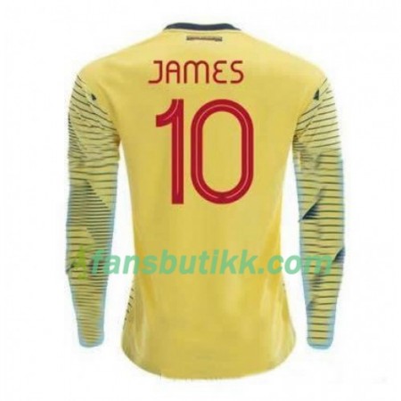 Fotballdrakt Colombia James Rodriguez 10 Hjemmetrøye Copa América 2019 Langermet